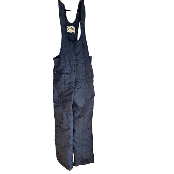 Subello Vintage Men's Blue Ski Snow Bib Overall Pants Size M Skiing Retro Apres - Picture 16 of 16